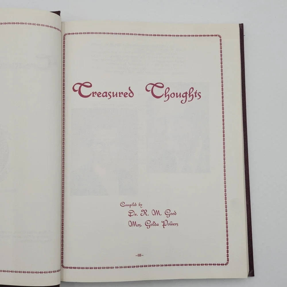 N/A treasured thoughts